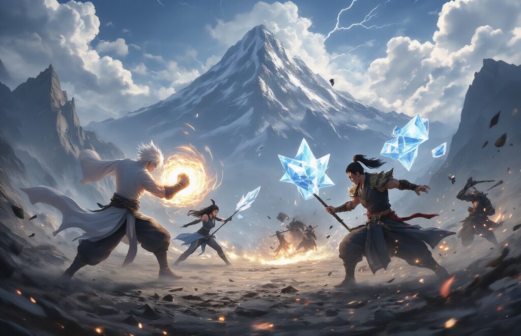 Action-Packed anime filled with Adventures with Unique Fighting Systems