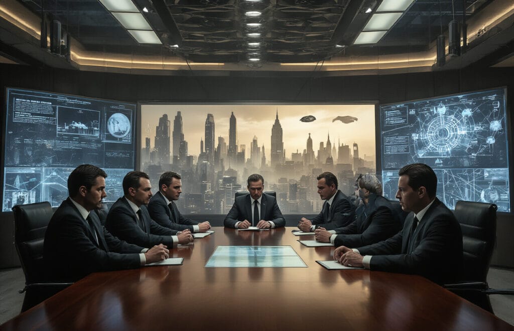 The Running Man movie power structure