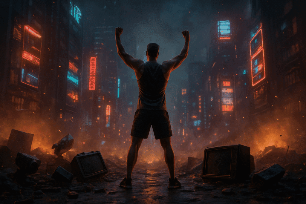 The Running Man movie conclusion